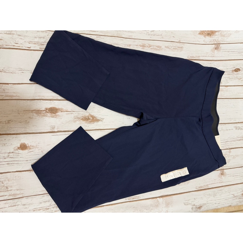 A New Day High Rise Navy Blue Straight Leg Ankle Pants Womens Small NWT